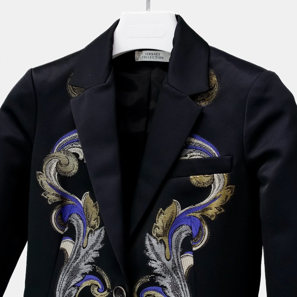 Versace Rococo Jacquard Blazer - Picture 3 of 16